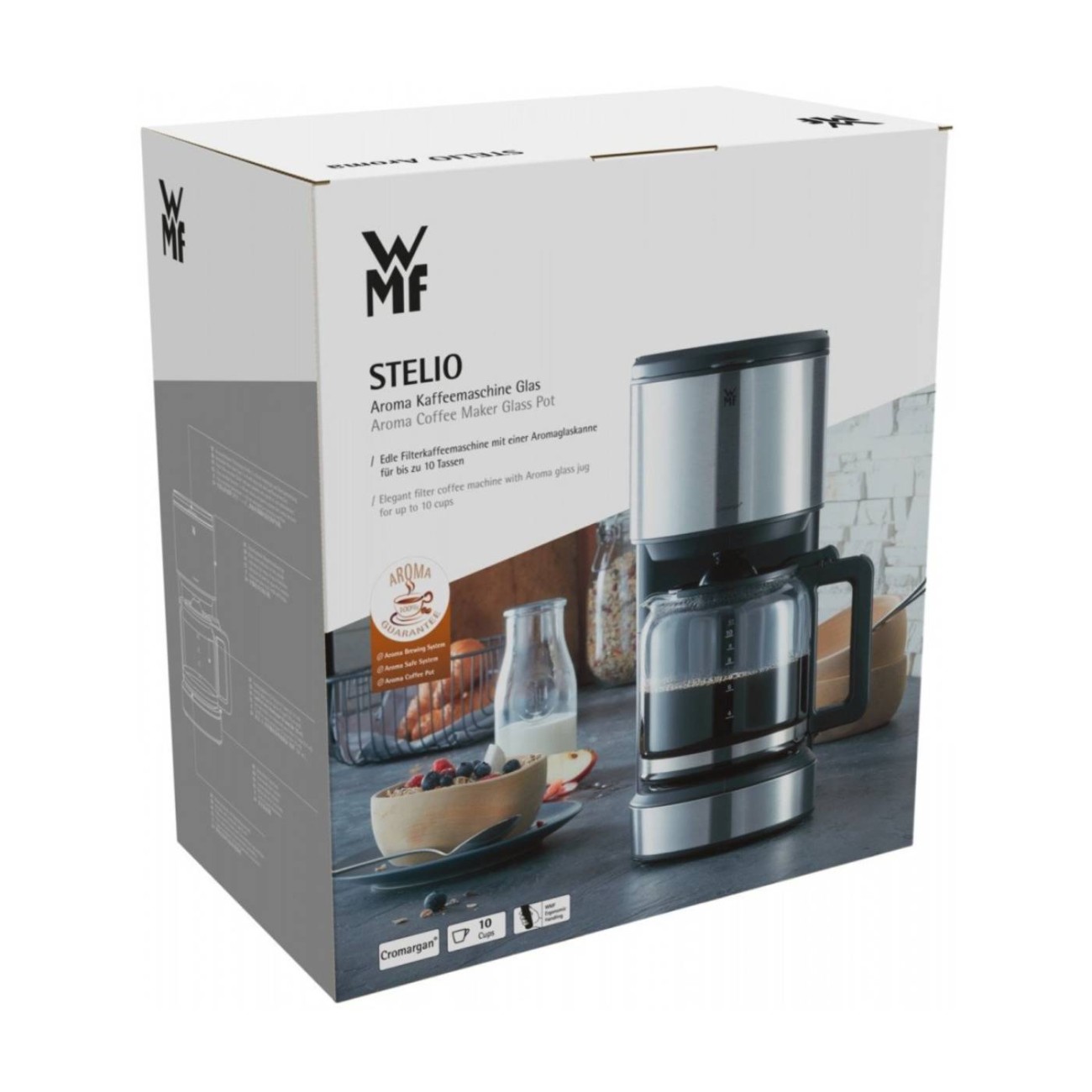 WMF Καφέτιερα για 10 φλυτζάνια σειρά Stelio Aroma Καφετιέρες