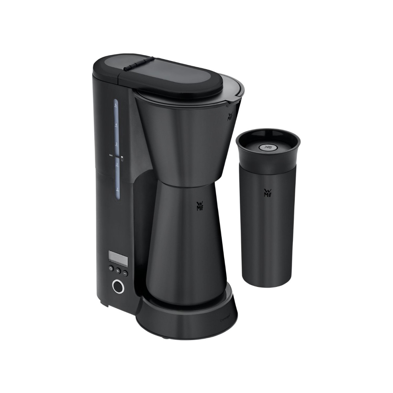 WMF Καφετιέρα Thermo To Go Deep Black για 5 φλιτζάνια σειρά Kitchenminis Καφετιέρες