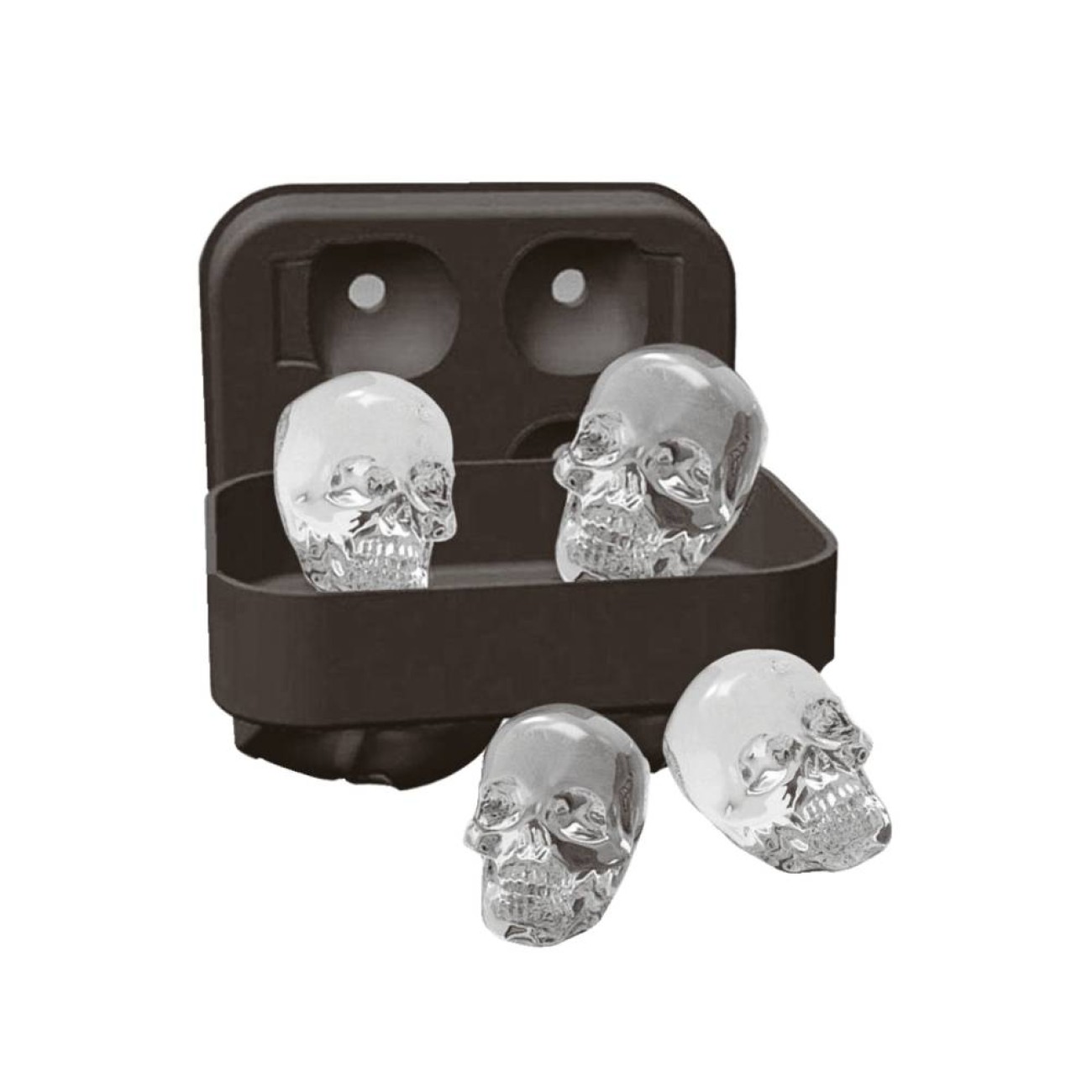 Paderno Θήκη σιλικόνης 4 θέσεων για παγάκια Skulls  Αξεσουάρ Σερβιρίσματος