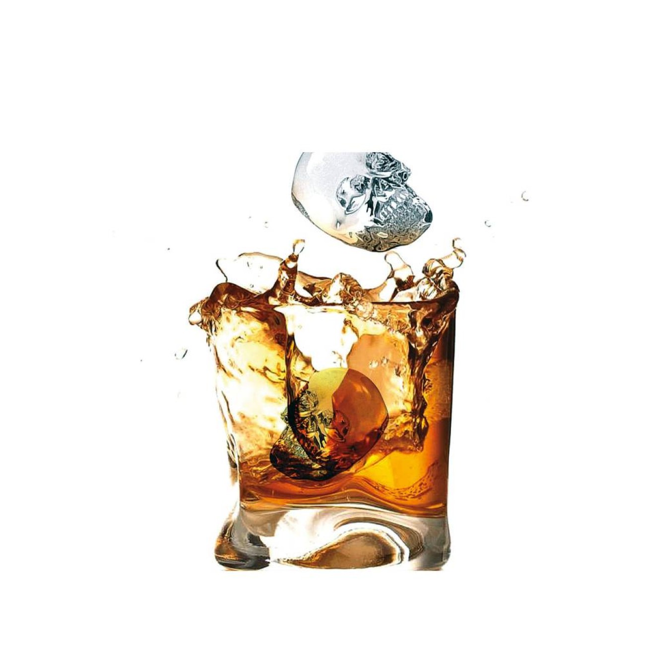 Paderno Θήκη σιλικόνης 4 θέσεων για παγάκια Skulls  Αξεσουάρ Σερβιρίσματος