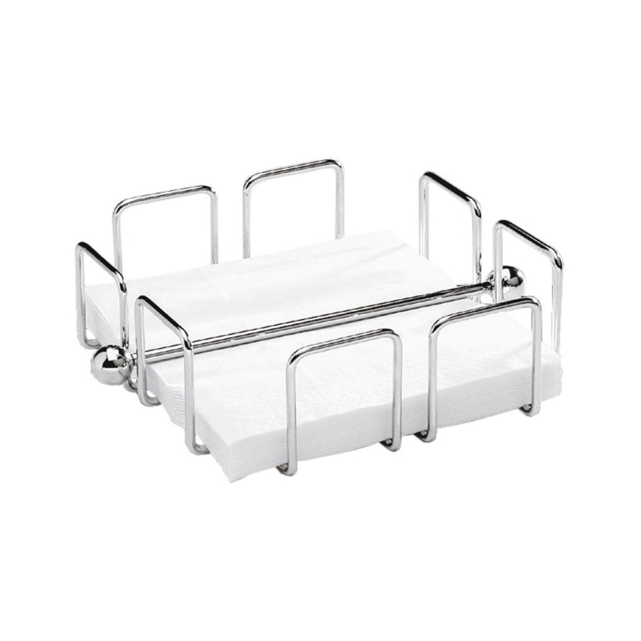 Paderno Χαρτοπετσετοθήκη 19Χ19εκ. ανοξείδωτη σειρά Kitchen Αξεσουάρ Σερβιρίσματος