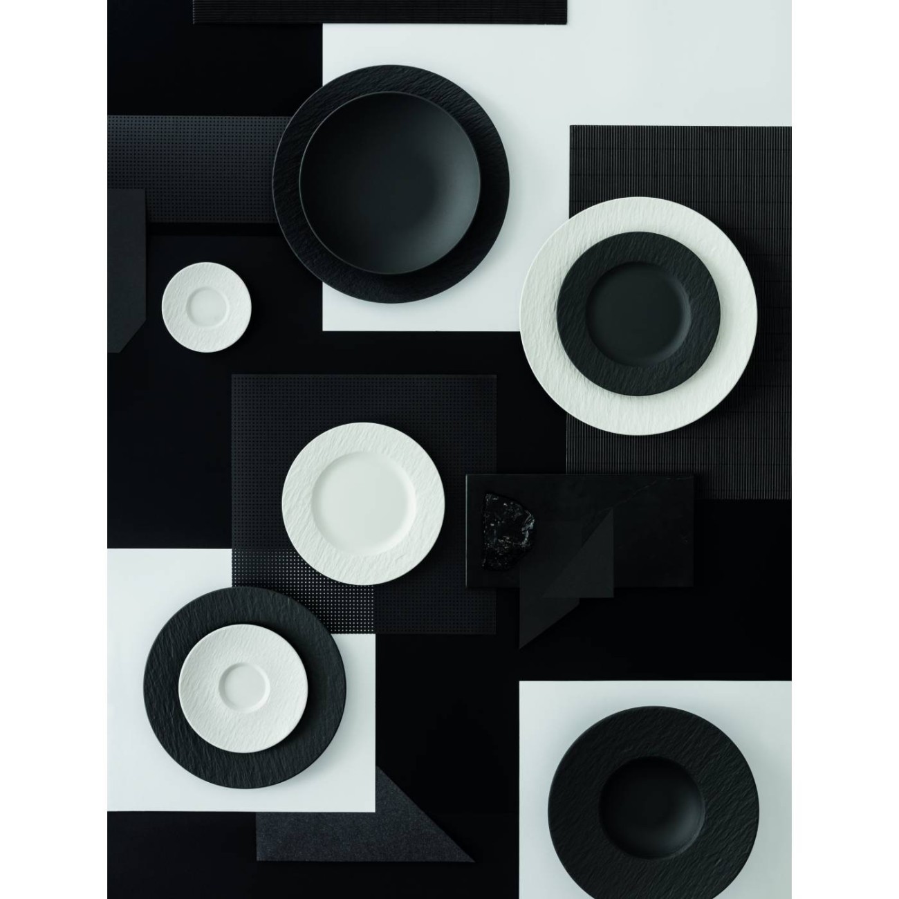 Villeroy & Boch Πιάτο φαγητού 27 εκ. σειρά Manufacture Rock Manufacture Rock by Villeroy & Boch