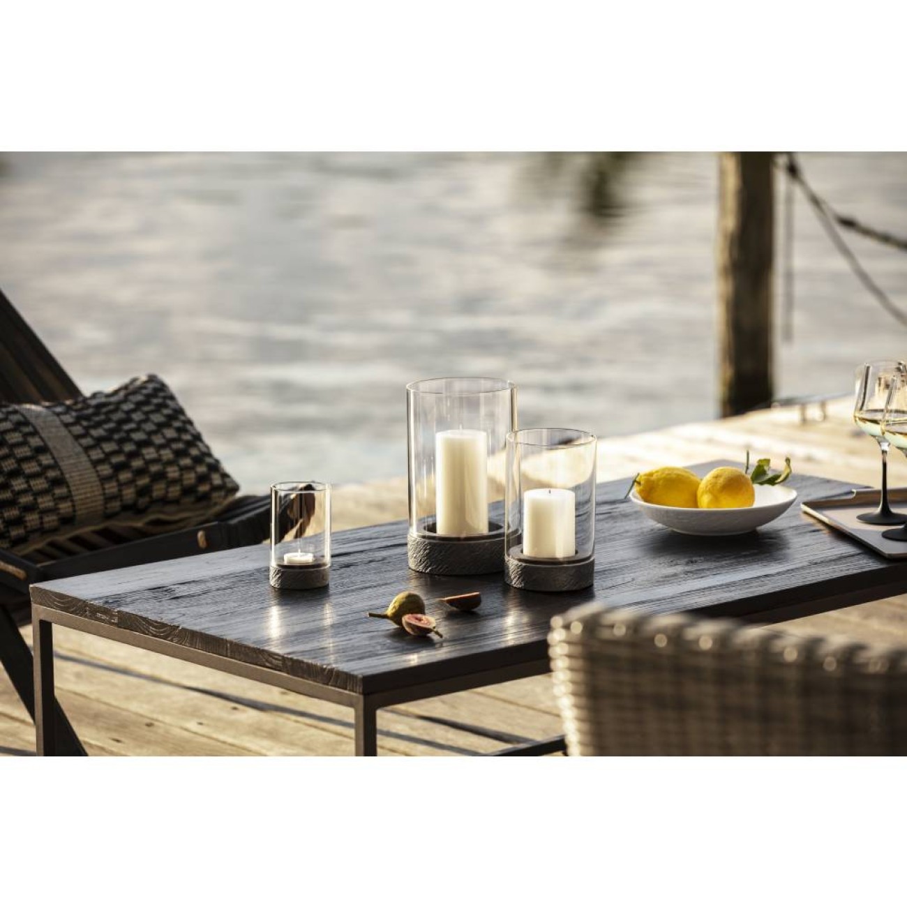 Villeroy & Boch Κηροπήγιο-Λάμπα S 13,95 εκ. σειρά Manufacture Rock Home Κηροπήγια