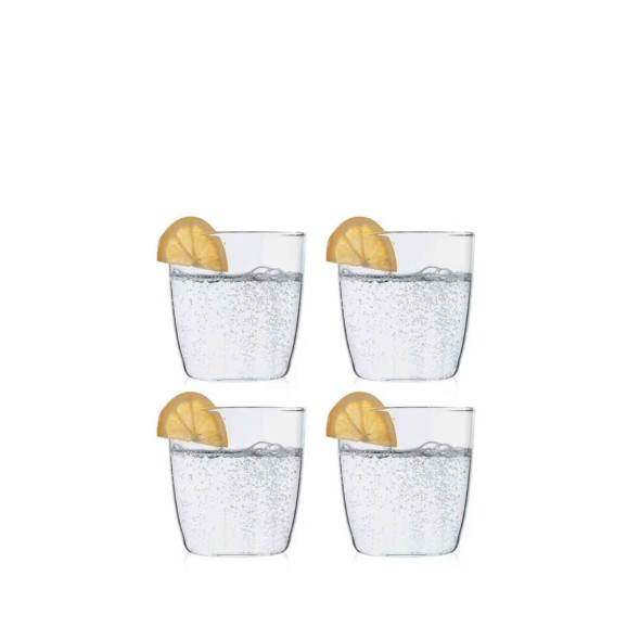 Bodum Σετ 4 τεμ. ποτήρια 350ml Transparent σειρά Kvadrant Bodum Σετ 4 τεμ. ποτήρια 350ml Transparent σειρά Kvadrant