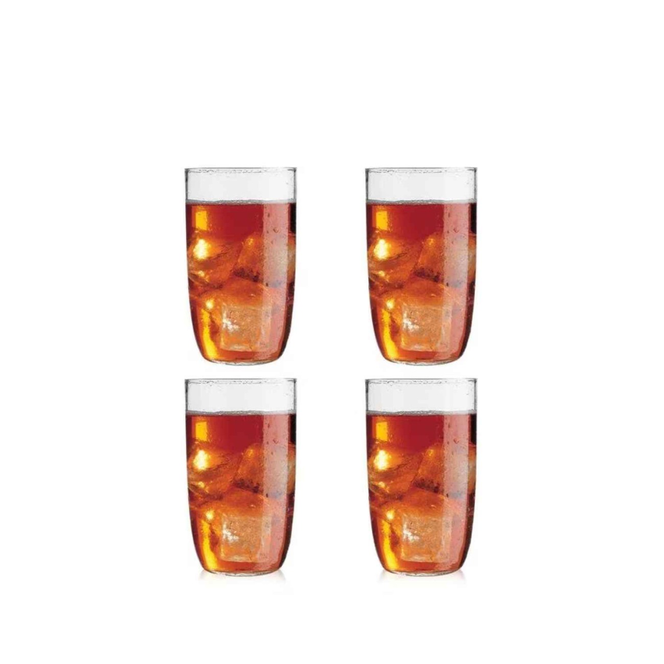 Bodum Σετ 4 τεμ. ποτήρια 500ml Transparent σειρά Kvadrant 