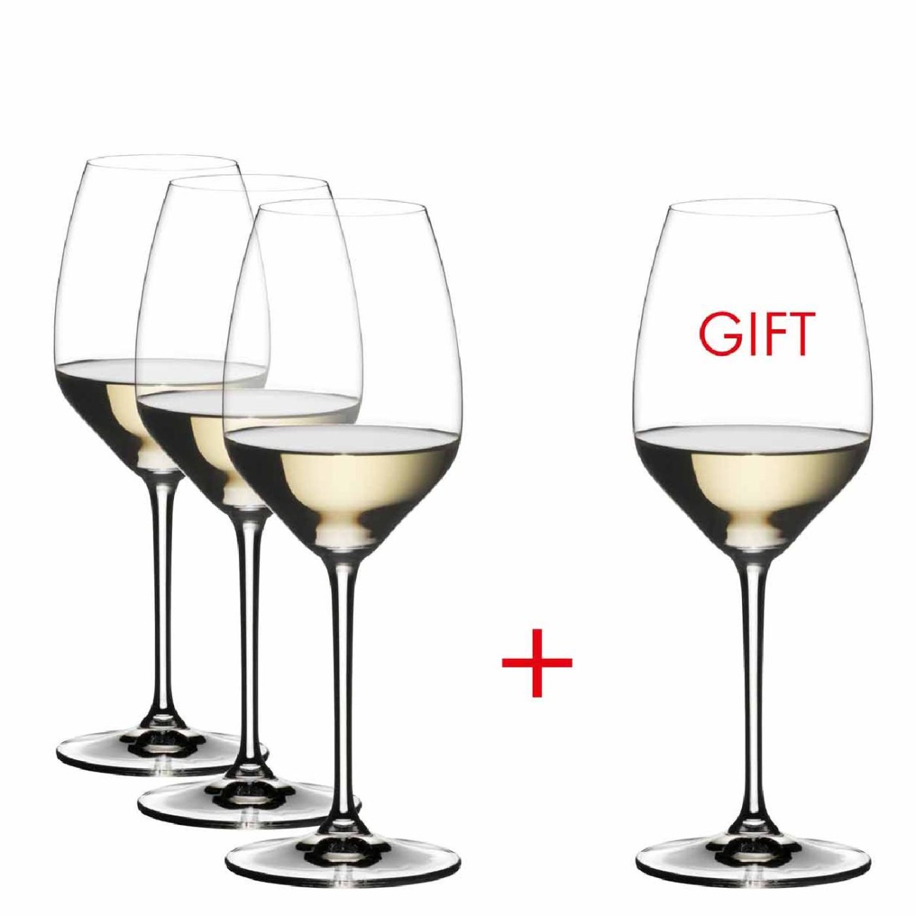 Riedel Σετ 3 τεμ + 1 Δώρο Ποτήρια Κρασιού/Riesling 460ml σειρά Extreme Extreme by Riedel