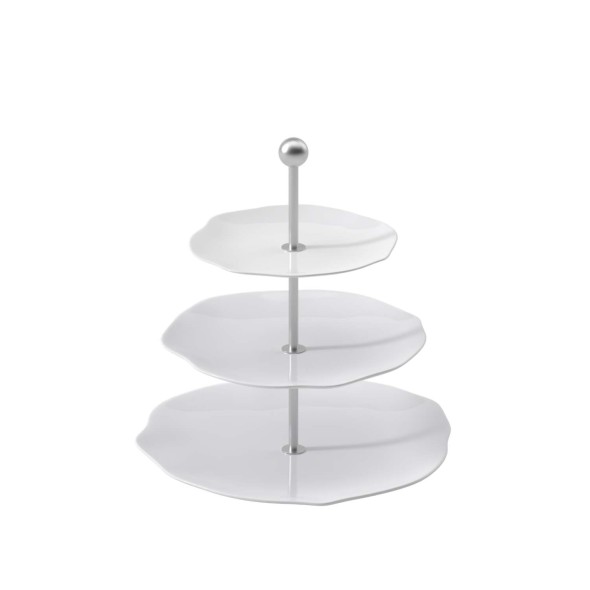 Villeroy & Boch Πιατέλα τριπλή 27 εκ. White σειρά Pura