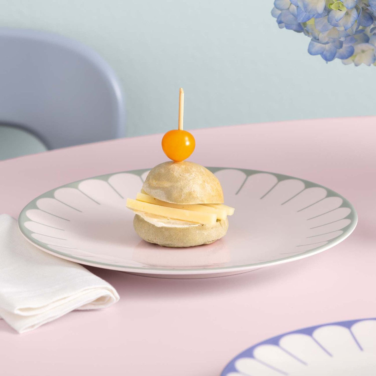 Villeroy & Boch Πιάτο φαγητού 26,6 εκ. σειρά Fleur Vert Πιάτα ρηχά φαγητού