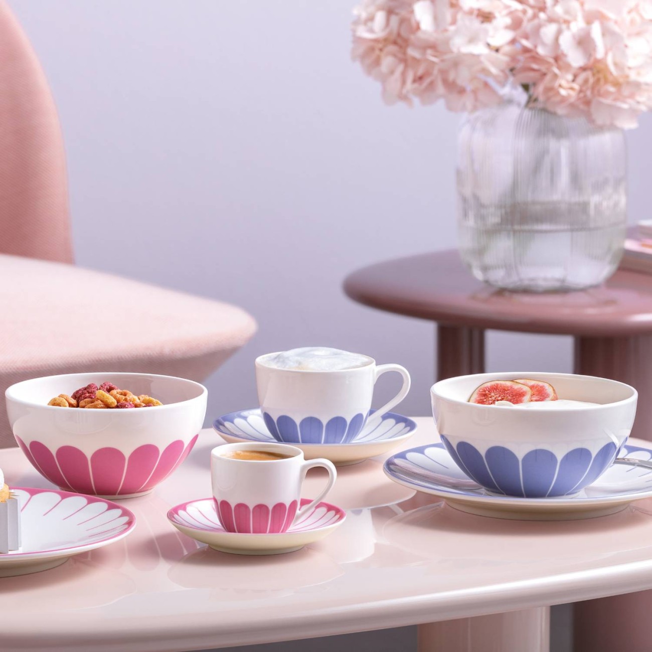 Villeroy & Boch Φλιτζάνι καφέ 0,16 λτ. σειρά Fleur Bleu Φλυτζάνια & Πιάτα Καφέ/Τσαγιού