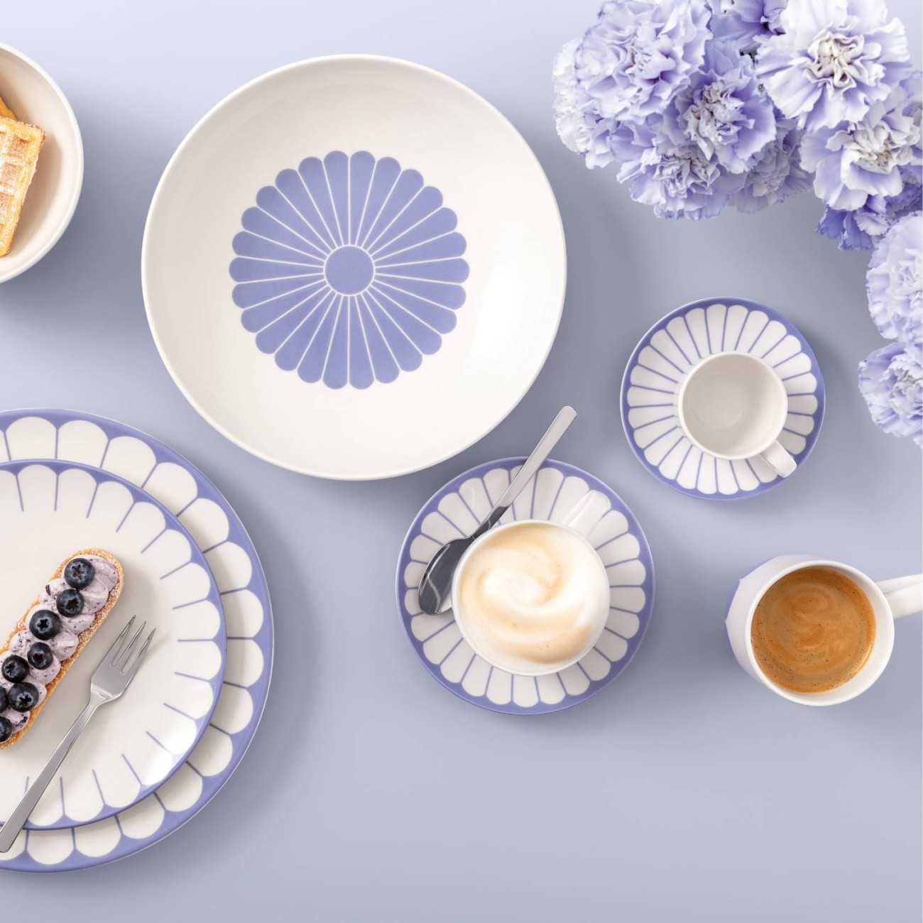 Villeroy & Boch Πιάτο καφέ 14,8 εκ. σειρά Fleur Bleu Φλυτζάνια & Πιάτα Καφέ/Τσαγιού
