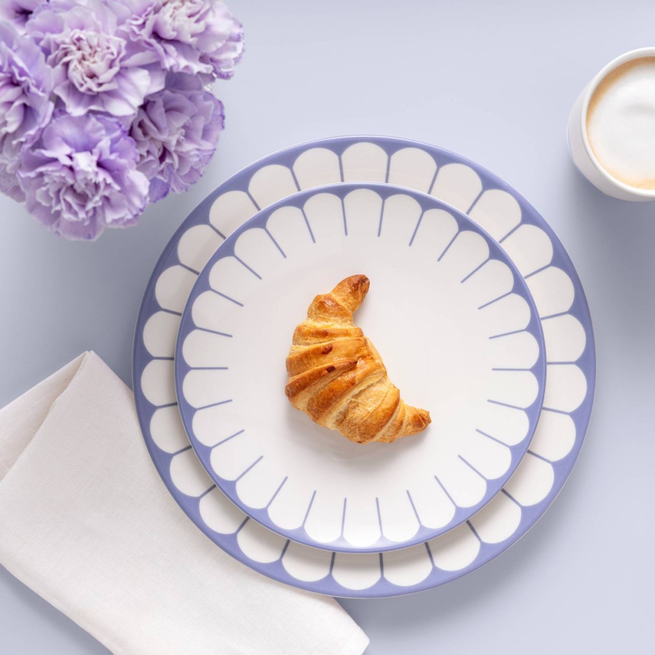 Villeroy & Boch Πιάτο φρούτου 21,2 εκ. σειρά Fleur Bleu Πιάτα φρούτου/γλυκού