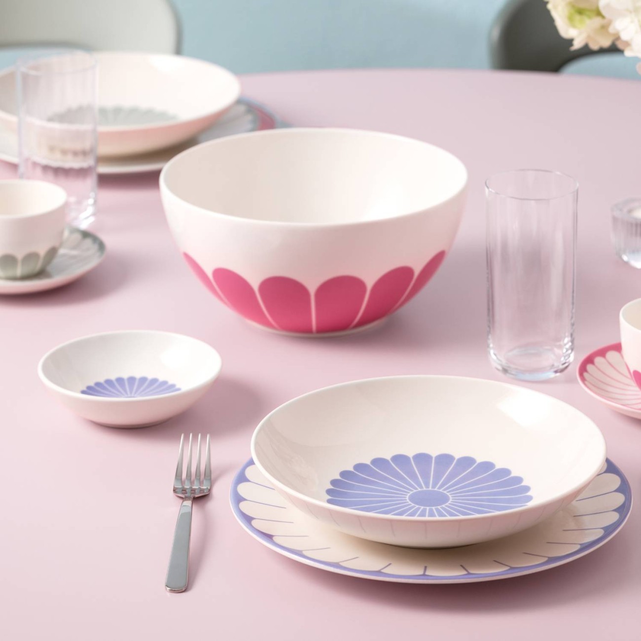 Villeroy & Boch Πιάτο βαθύ 24 εκ. σειρά Fleur Bleu Πιάτα βαθιά