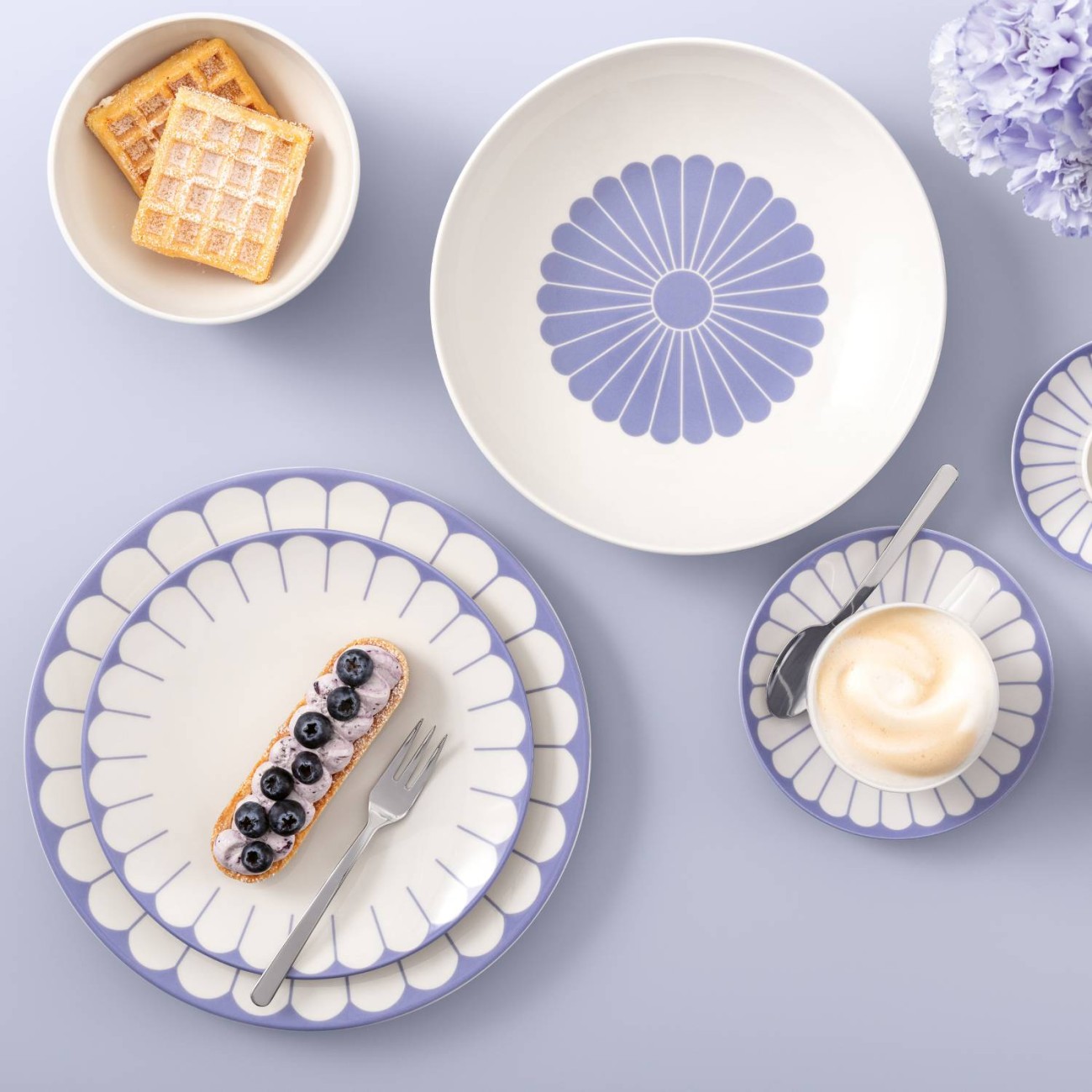 Villeroy & Boch Πιάτο βαθύ 24 εκ. σειρά Fleur Bleu Πιάτα βαθιά