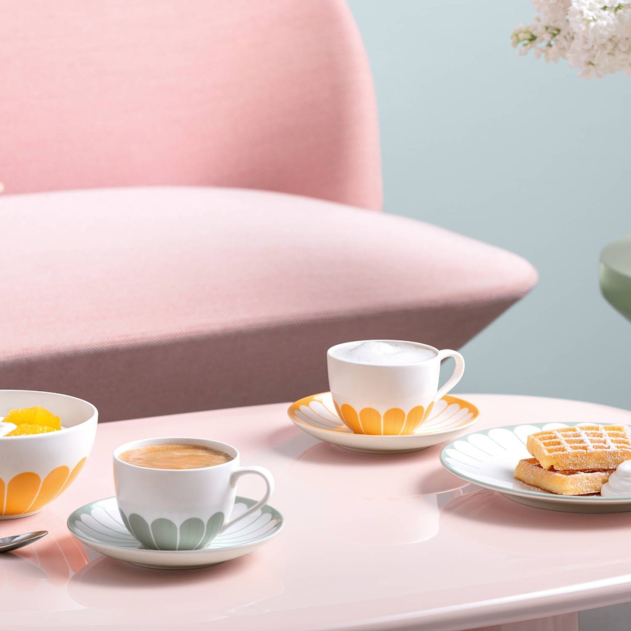 Villeroy & Boch Πιάτο καφέ 14,8 εκ. σειρά Fleur Soleil Φλυτζάνια & Πιάτα Καφέ/Τσαγιού