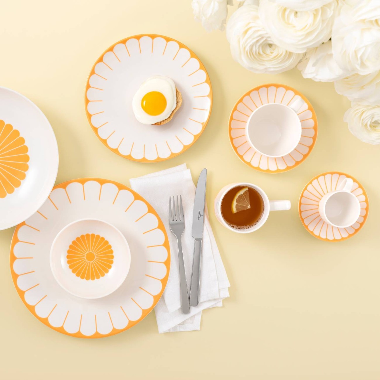 Villeroy & Boch Πιάτο εσπρέσσο 11,7 εκ. σειρά Fleur Soleil Φλυτζάνια & Πιάτα Καφέ/Τσαγιού