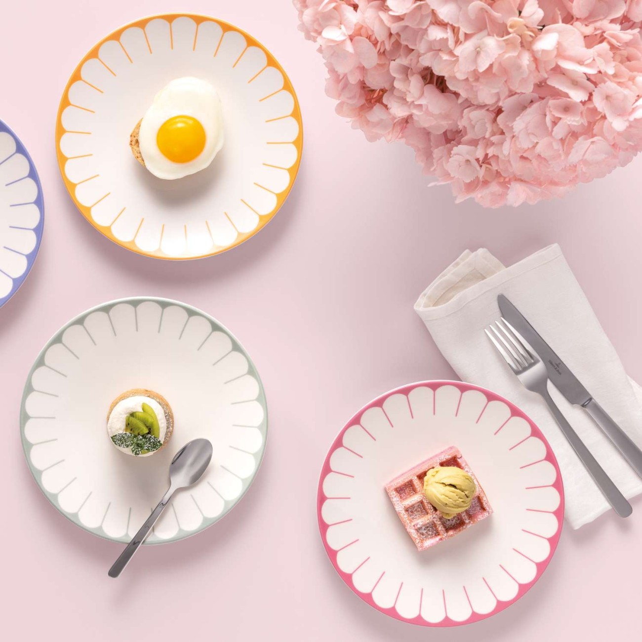 Villeroy & Boch Πιάτο φρούτου 21,2 εκ. σειρά Fleur Cassis Πιάτα φρούτου/γλυκού