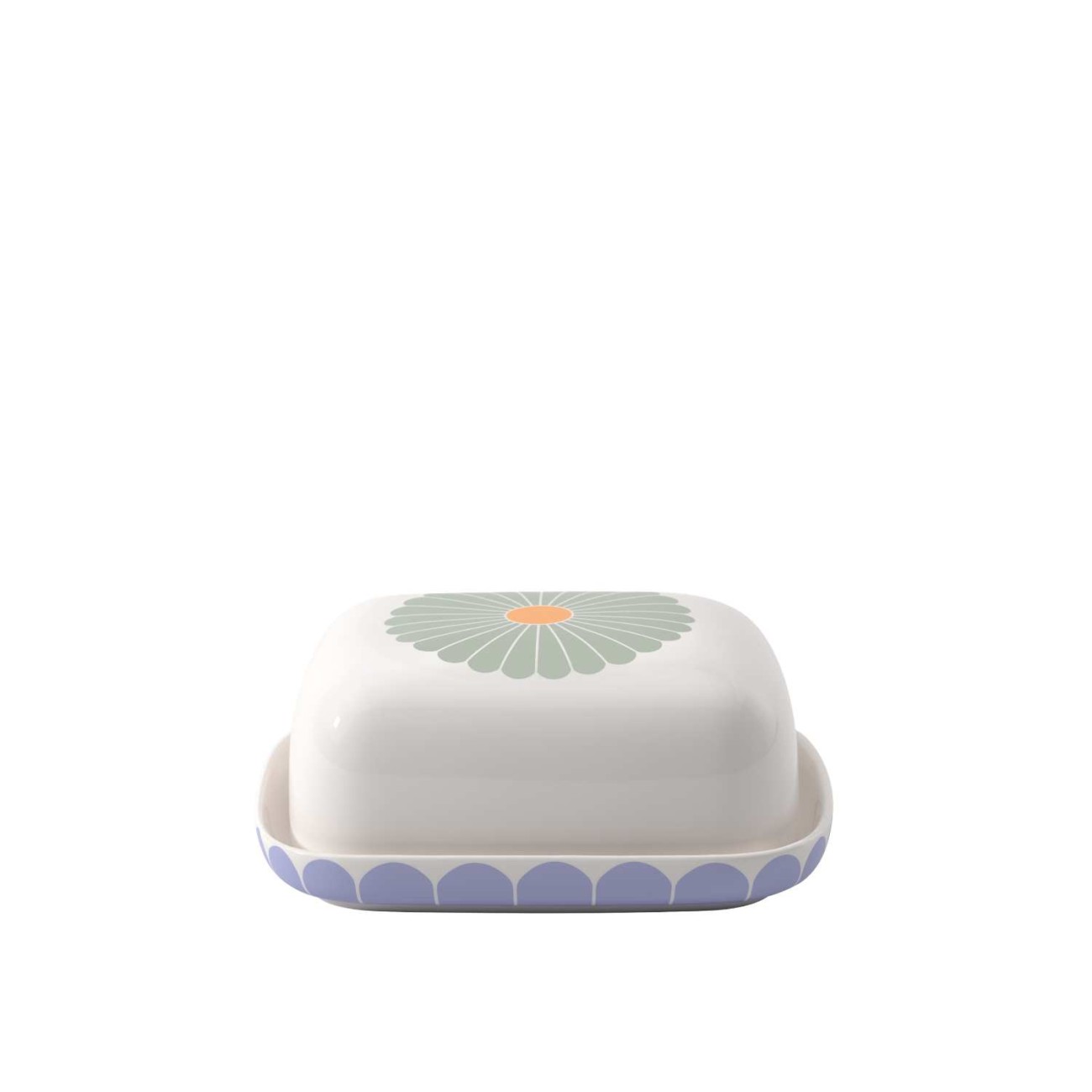 Villeroy & Boch Βουτυριέρα 14,8Χ12,3Χ6,4 εκ. σειρά Fleur Couleur Αξεσουάρ Σερβιρίσματος