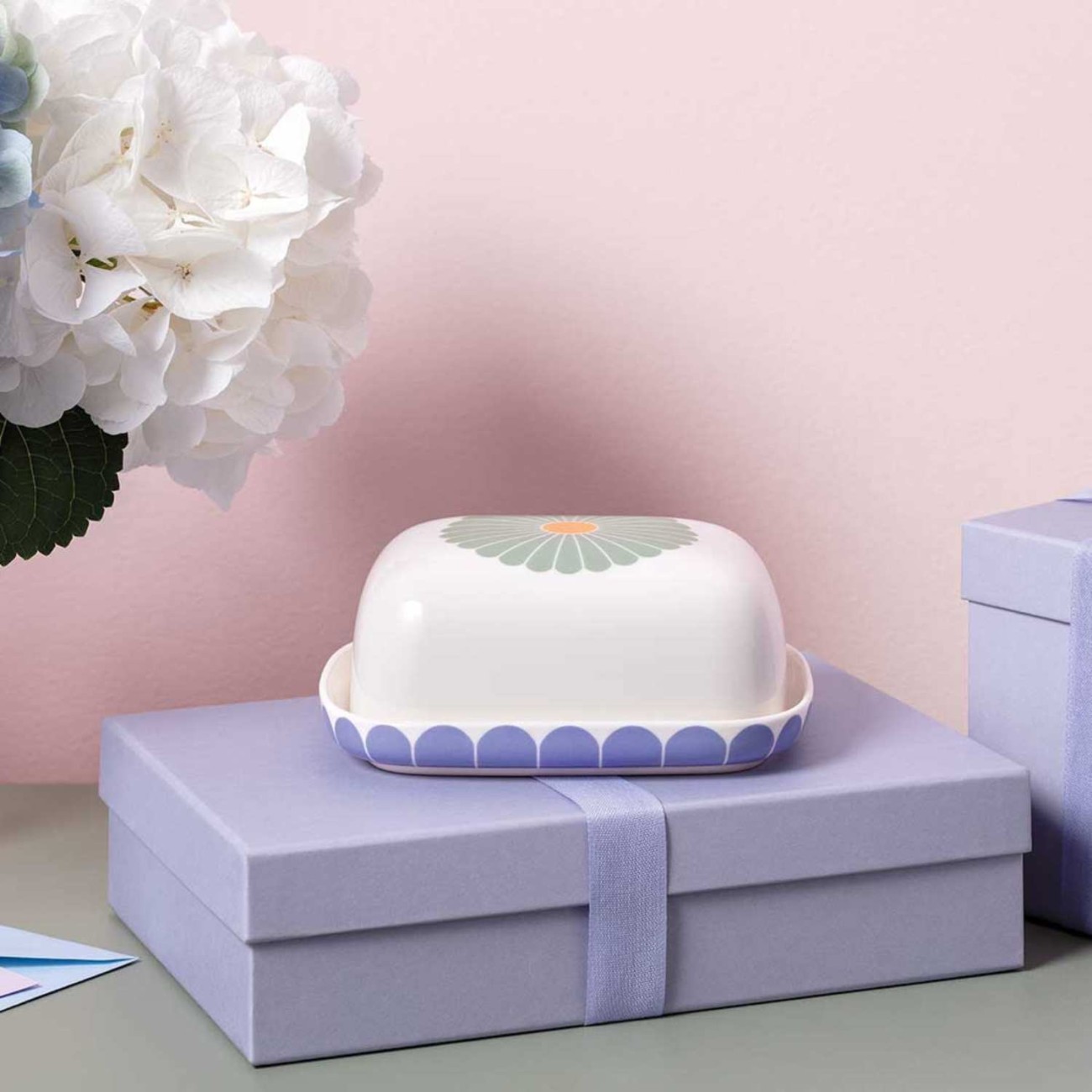 Villeroy & Boch Βουτυριέρα 14,8Χ12,3Χ6,4 εκ. σειρά Fleur Couleur Αξεσουάρ Σερβιρίσματος