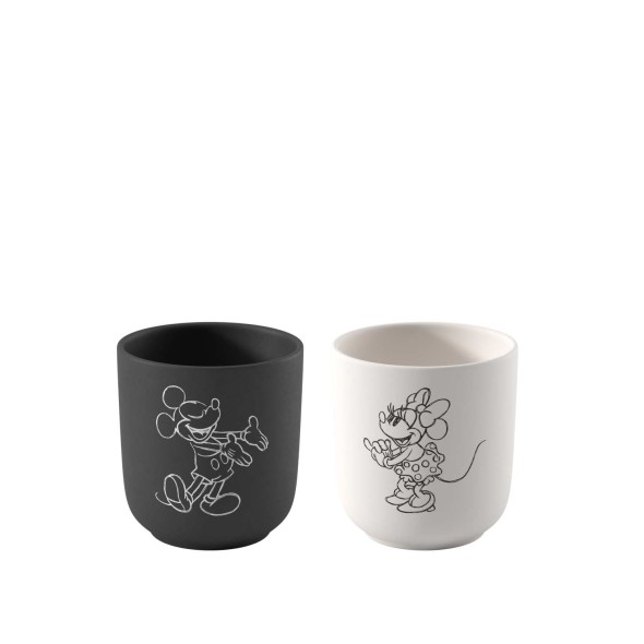 Villeroy & Boch Σετ 2 τεμ. κούπες 0,28 λτ. σειρά Manufacture Rock Mickey Mouse