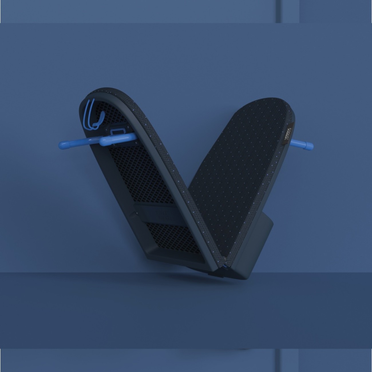 Joseph Joseph Σιδερώστρα πτυσσόμενη με θήκη για σίδερο μπλε 90x33cm σειρά Pocket Plus Σιδερώστρες/Απλώστρες