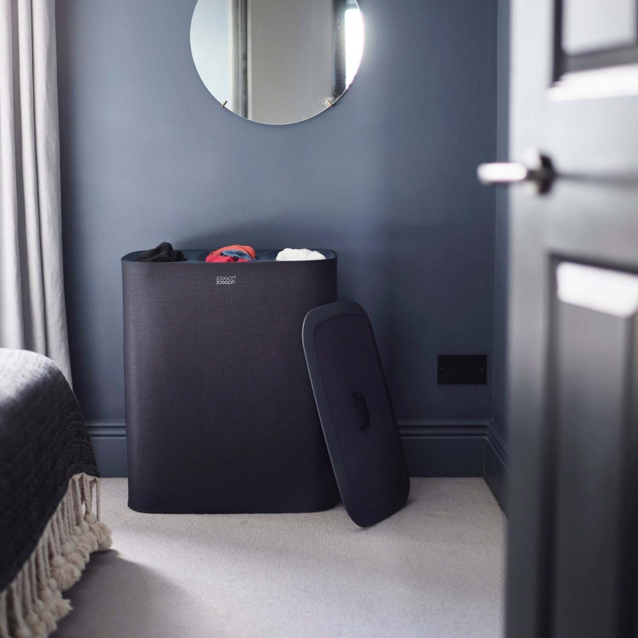 Joseph Joseph Καλάθι απλύτων 90lt 73,5x60,8x40,6 cm μπλε σειρά Tota Trio Κάδοι απλύτων