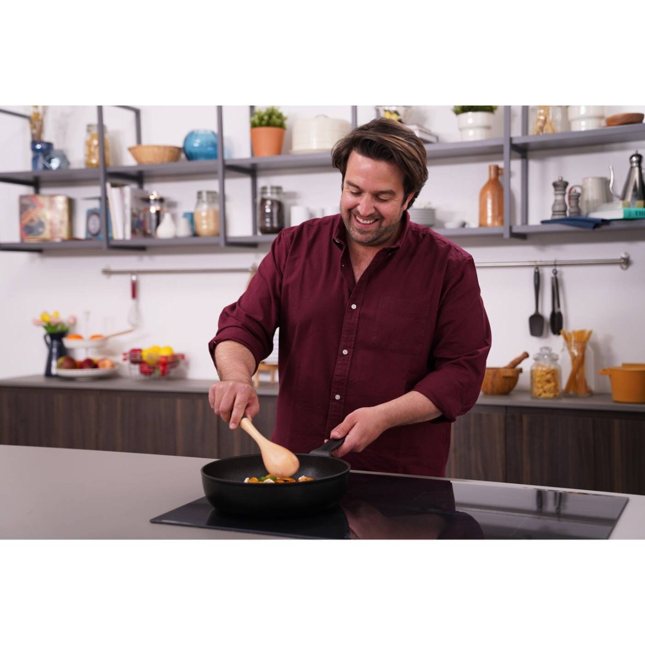 Sambonet Τηγάνι Φ 28cm/2,7lt σειρά Titan Pro Τηγάνια/Wok