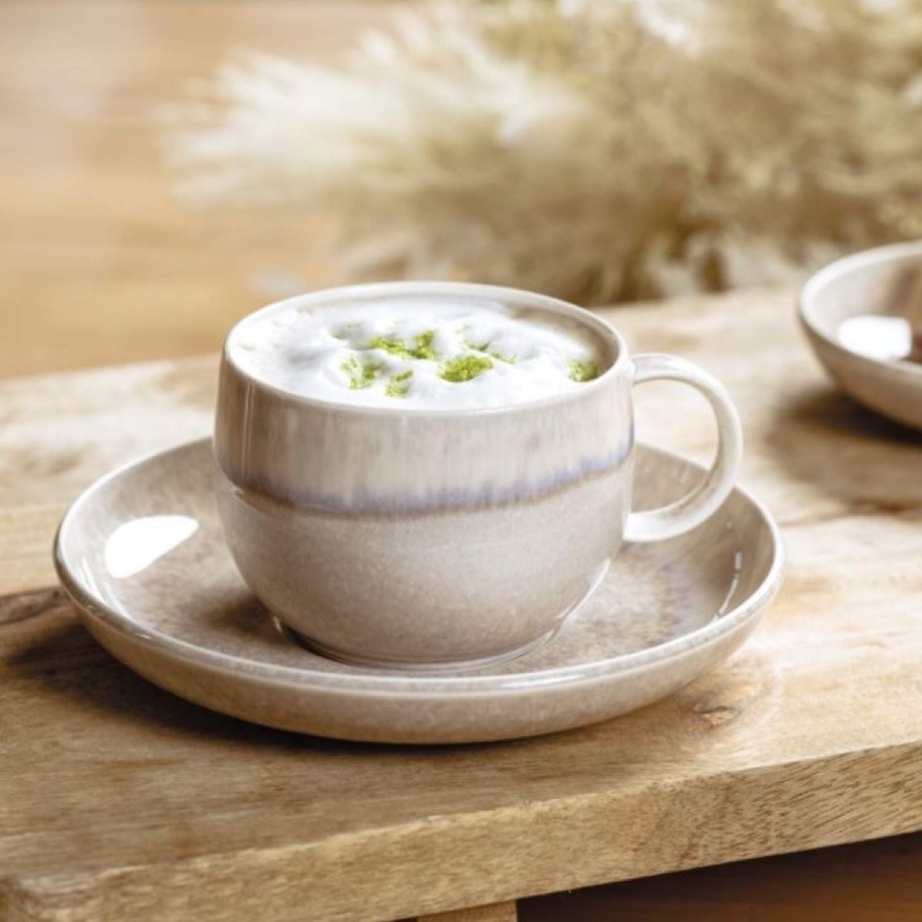 Villeroy & Boch Πιάτο καφέ/τσαγιού 14 εκ.  σειρά Perlemor Sand Φλυτζάνια με πιάτα