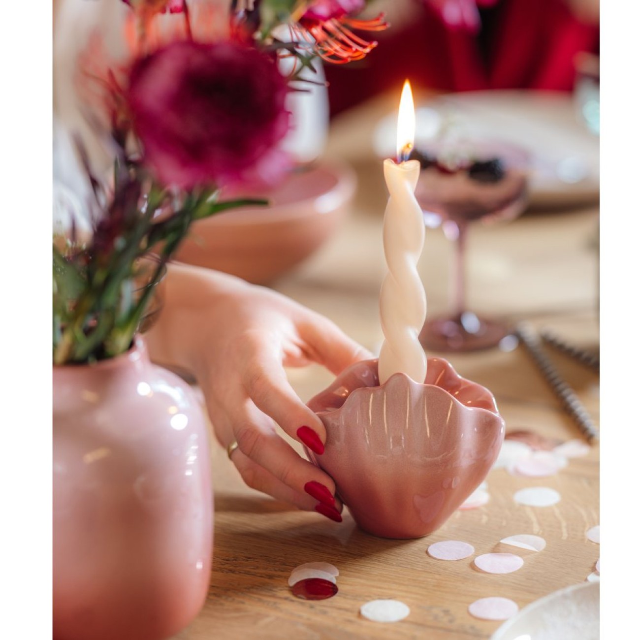 Like Villeroy & Boch Κηροπήγιο Coral 6 εκ.  σειρά Perlemor Home Κηροπήγια Like Villeroy & Boch Κηροπήγιο Coral 6 εκ.  σειρά Perlemor Home Κηροπήγια