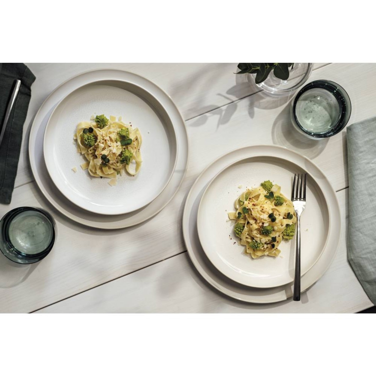 Villeroy & Boch Πιάτο φαγητού 26 εκ. σειρά Crafted Cotton Crafted by Villeroy & Boch