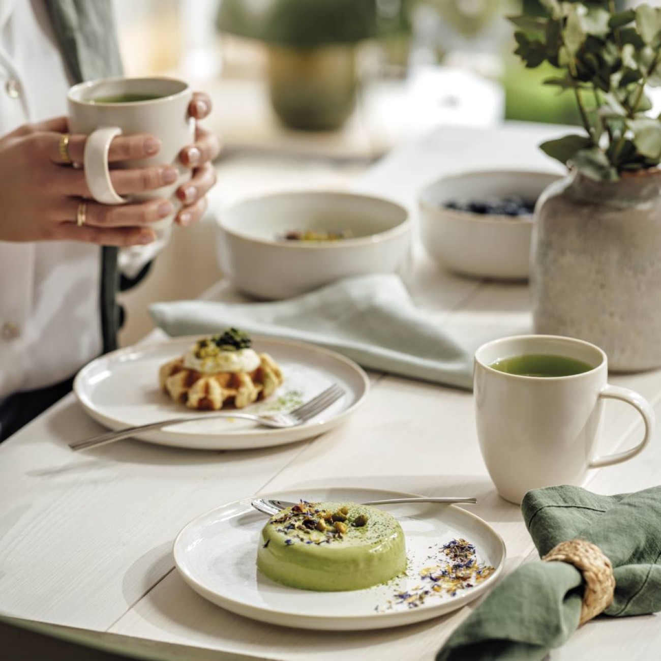 Villeroy & Boch Πιάτο φρούτου 21 εκ. σειρά Crafted Cotton Crafted by Villeroy & Boch