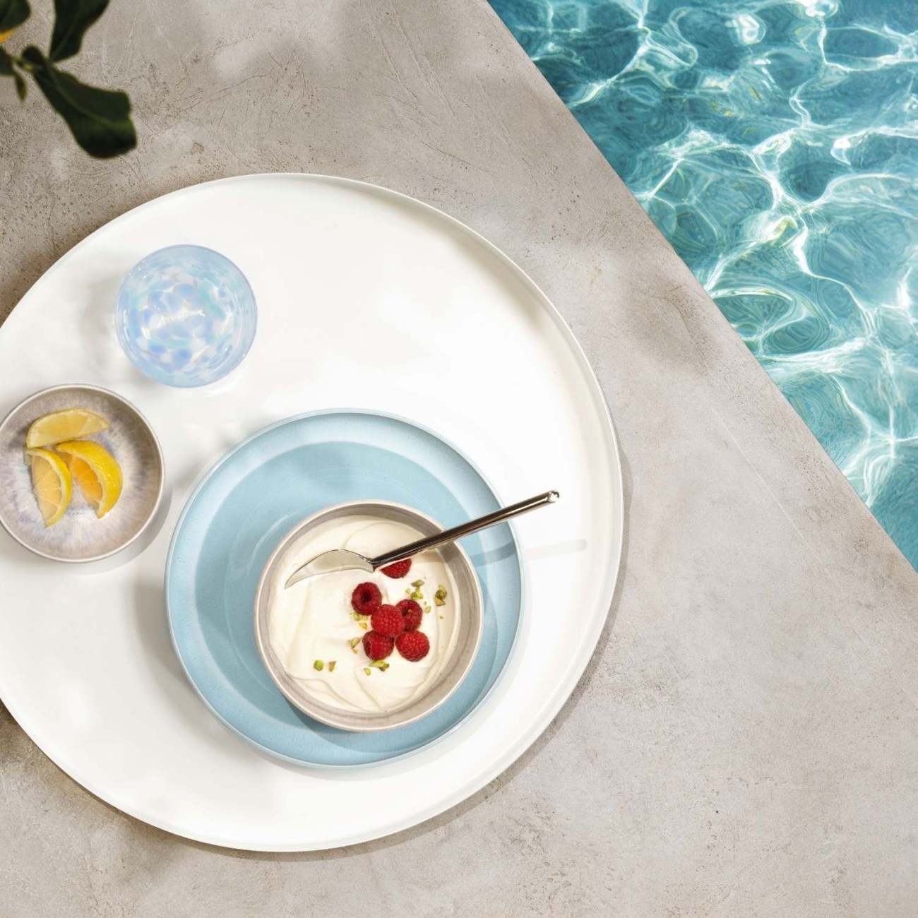Villeroy & Boch Πιάτο φρούτου 24 εκ. σειρά Perlemor Aqua Πιάτα φρούτου/γλυκού