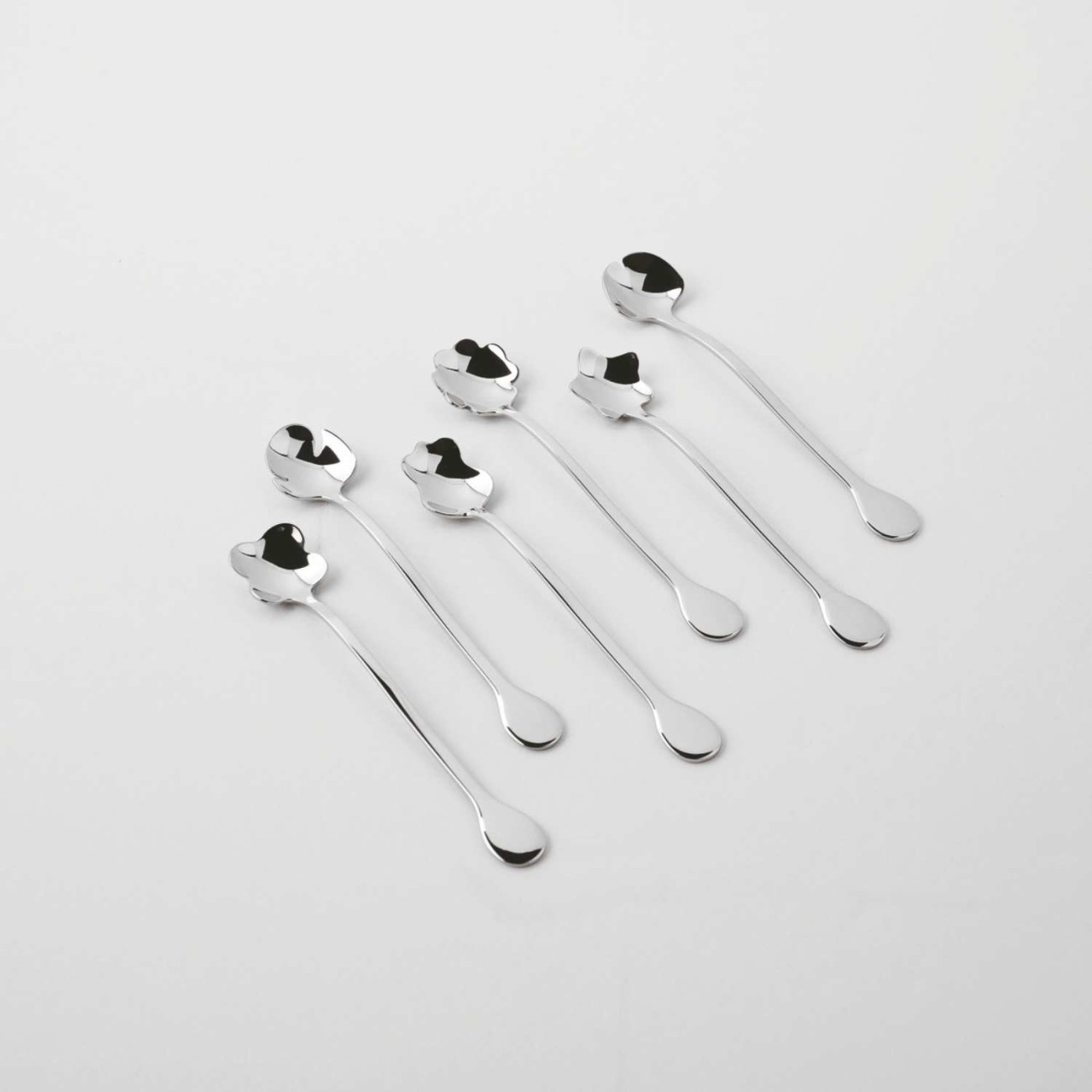 Sambonet Σετ 6 τεμ. κουτάλι κοκτέιλ Party Flower σειρά Living Κουταλάκια/Πιρουνάκια