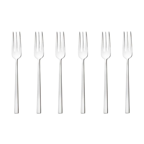 Sambonet Σετ 6 τεμ. πηρούνι γλυκού σειρά Rock