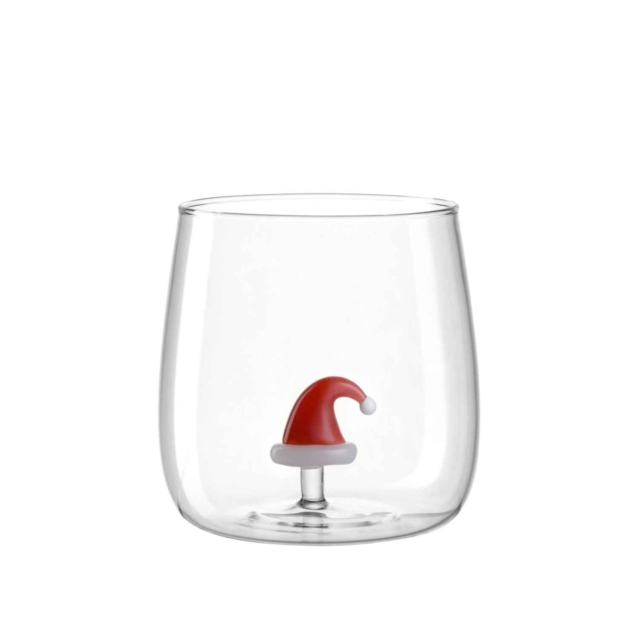 Leonardo Ποτήρι 570 ml Χριστουγεννιάτικος Σκούφος - Gift Box σειρά Riposo Χριστουγεννιάτικα