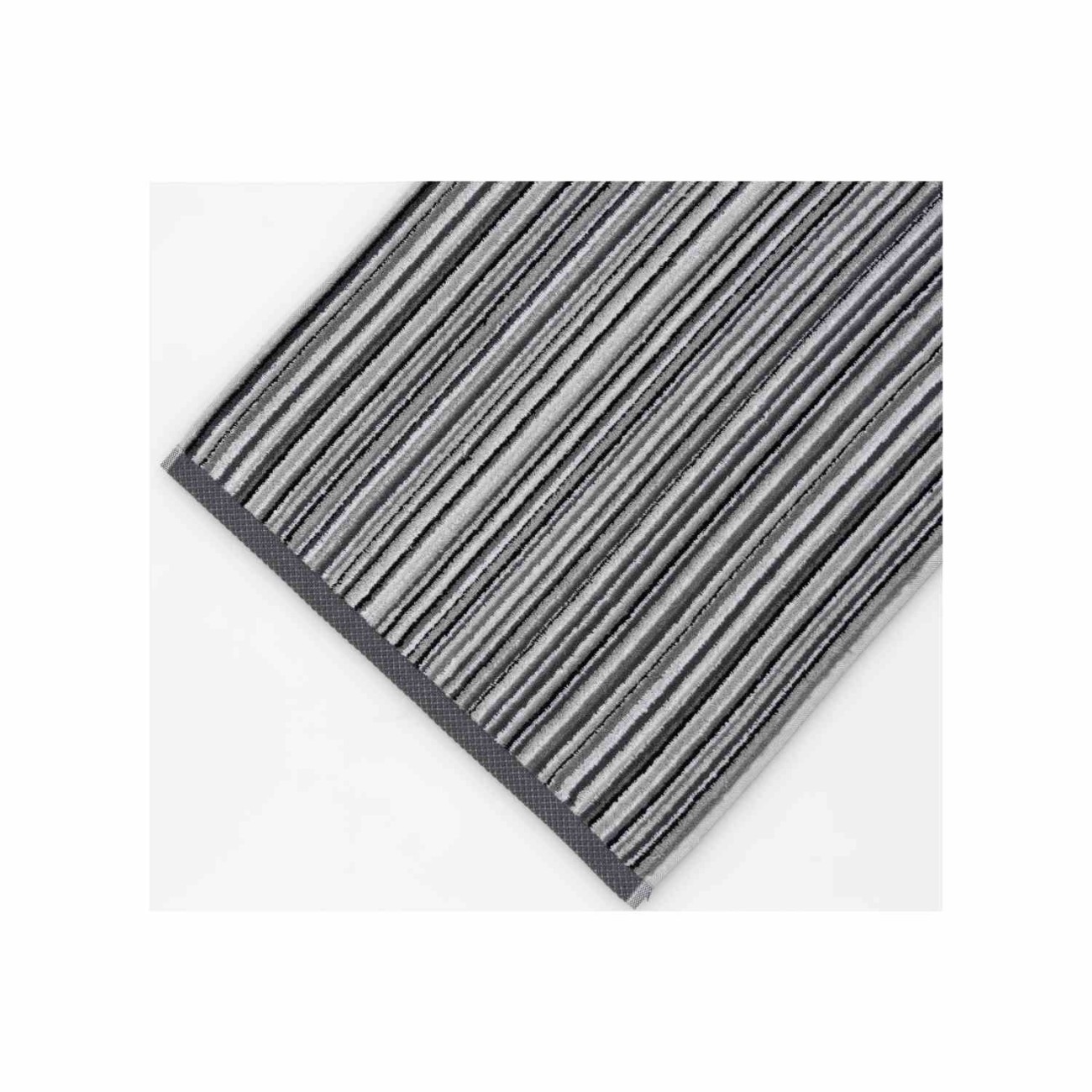 Lasa Home Πετσέτα σώματος 100Χ150εκ. γκρι σειρά Pure Stripes II Πετσέτες