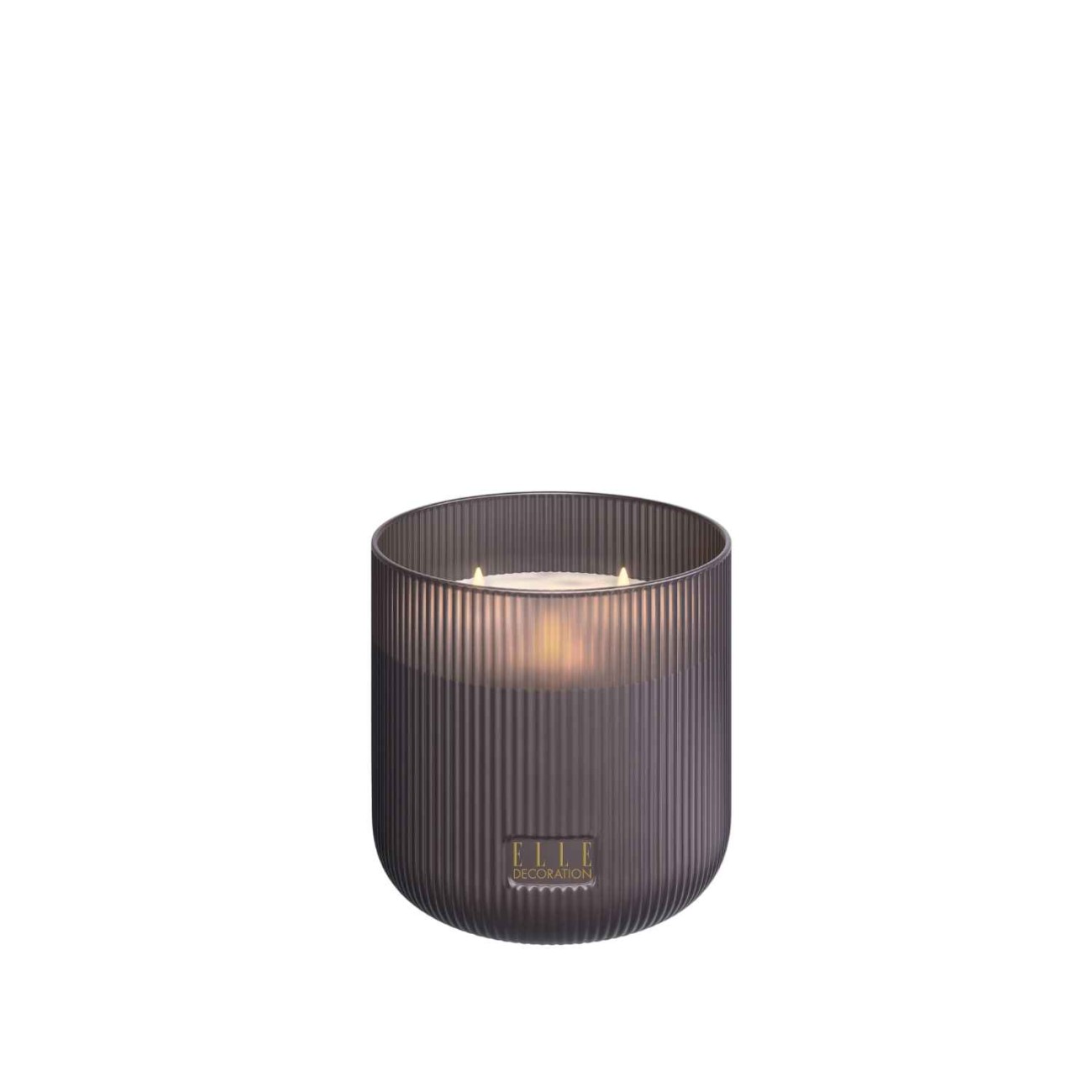 Elle Decoration Κερί 3-light 16 εκ. Taupe Frost σειρά Belleville Sompex Χριστουγεννιάτικα