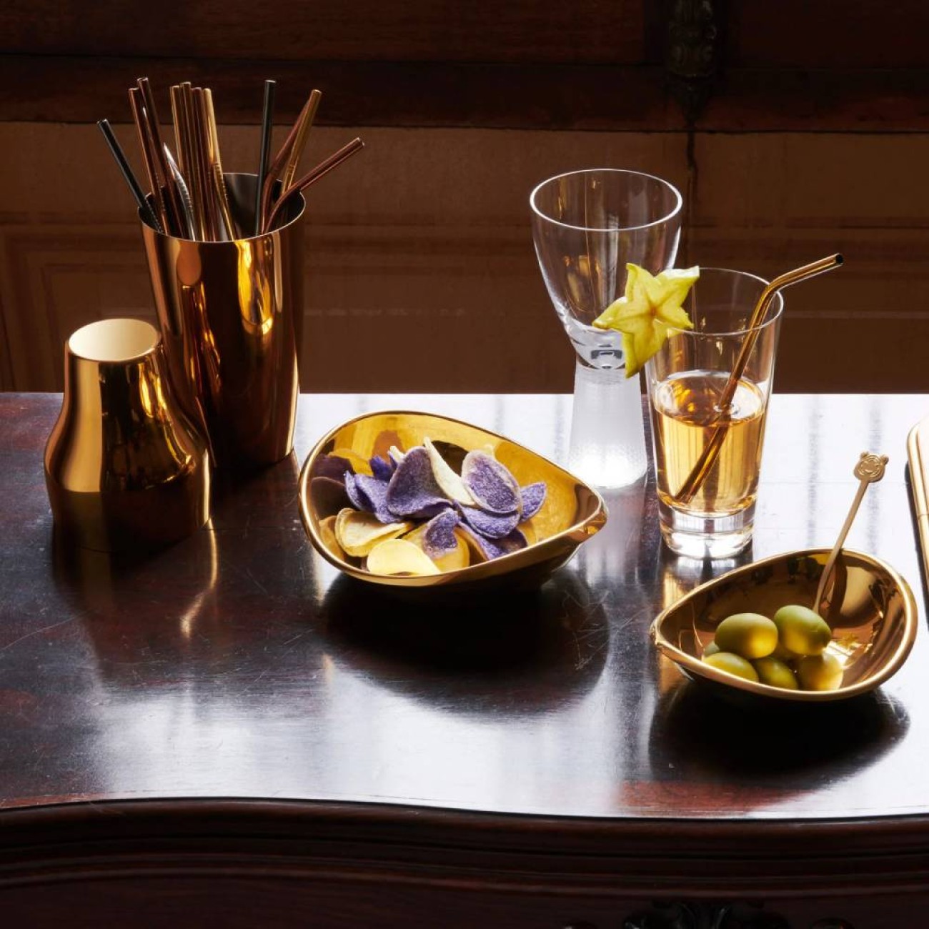 Sambonet Σετ 6 τεμ. καλαμάκια με βούρτσα σειρά Mix & Play Ποτό/ Bar