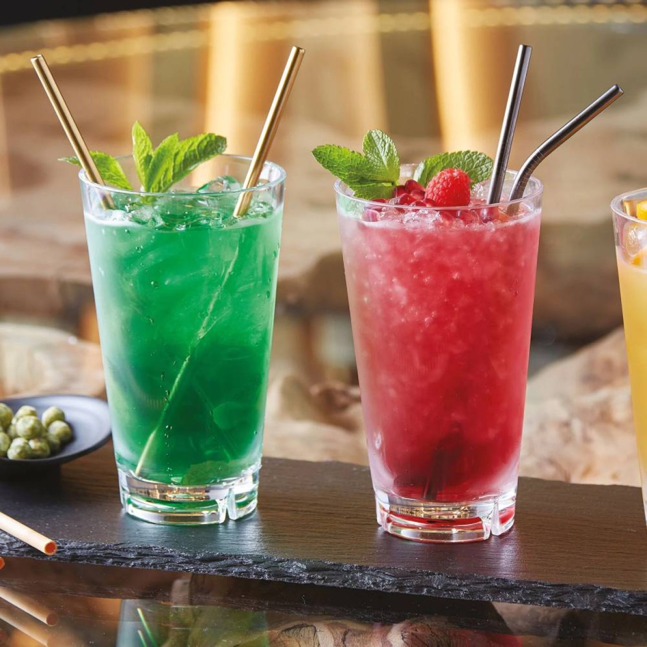 Sambonet Σετ 6 τεμ. καλαμάκια με βούρτσα σειρά Mix & Play Ποτό/ Bar