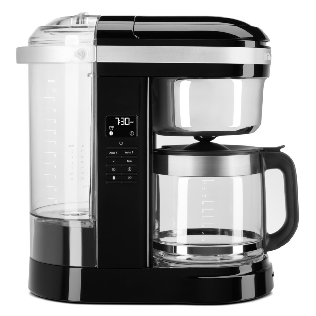 KitchenAid Καφετιέρα 12 φλ. με σπιράλ κεφαλή Drip Coffee Onyx Black Καφετιέρες