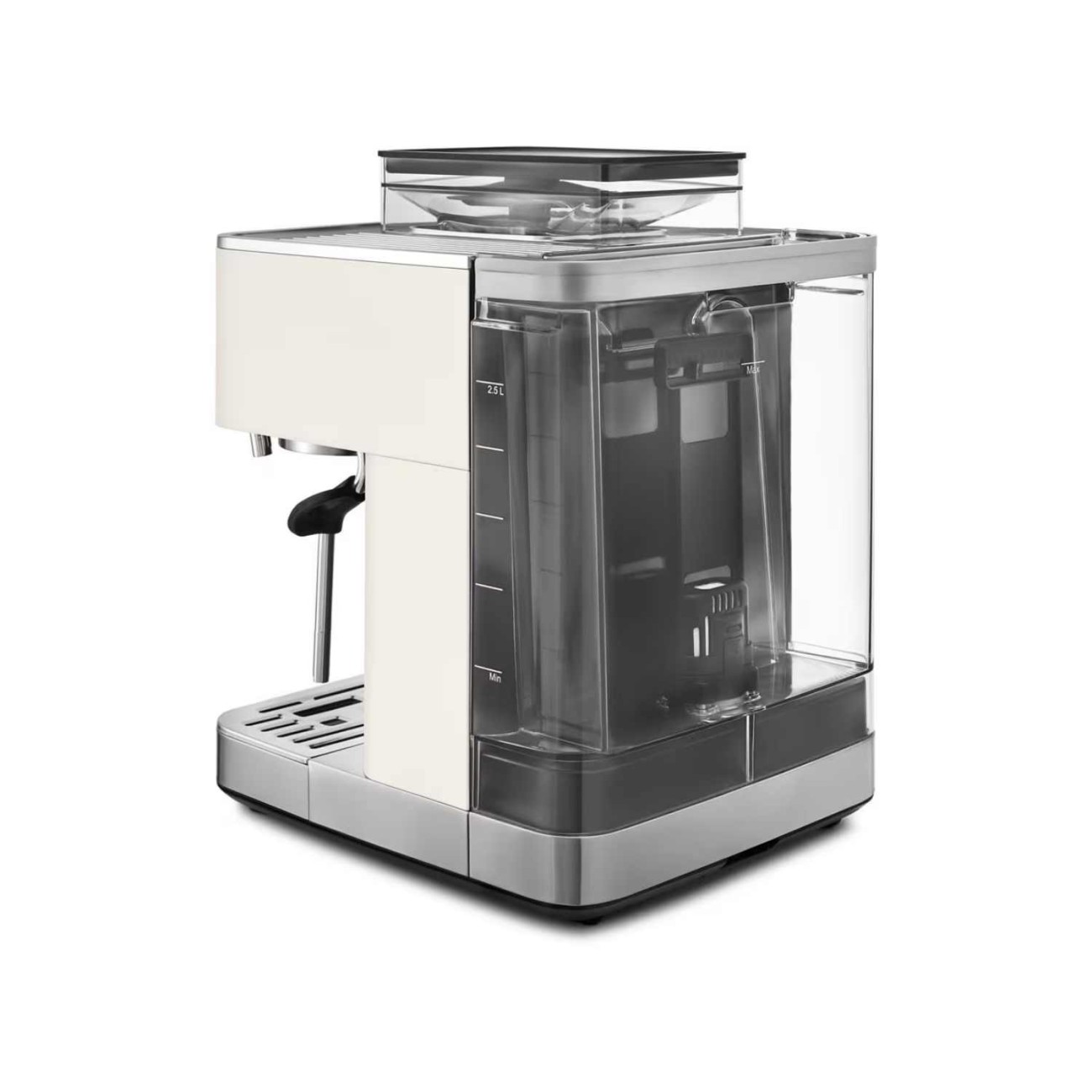 KitchenAid Μηχανή εσπρέσσο με μύλο άλεσης ημιαυτόματη Porcelain White Αυτόματες Καφετιέρες