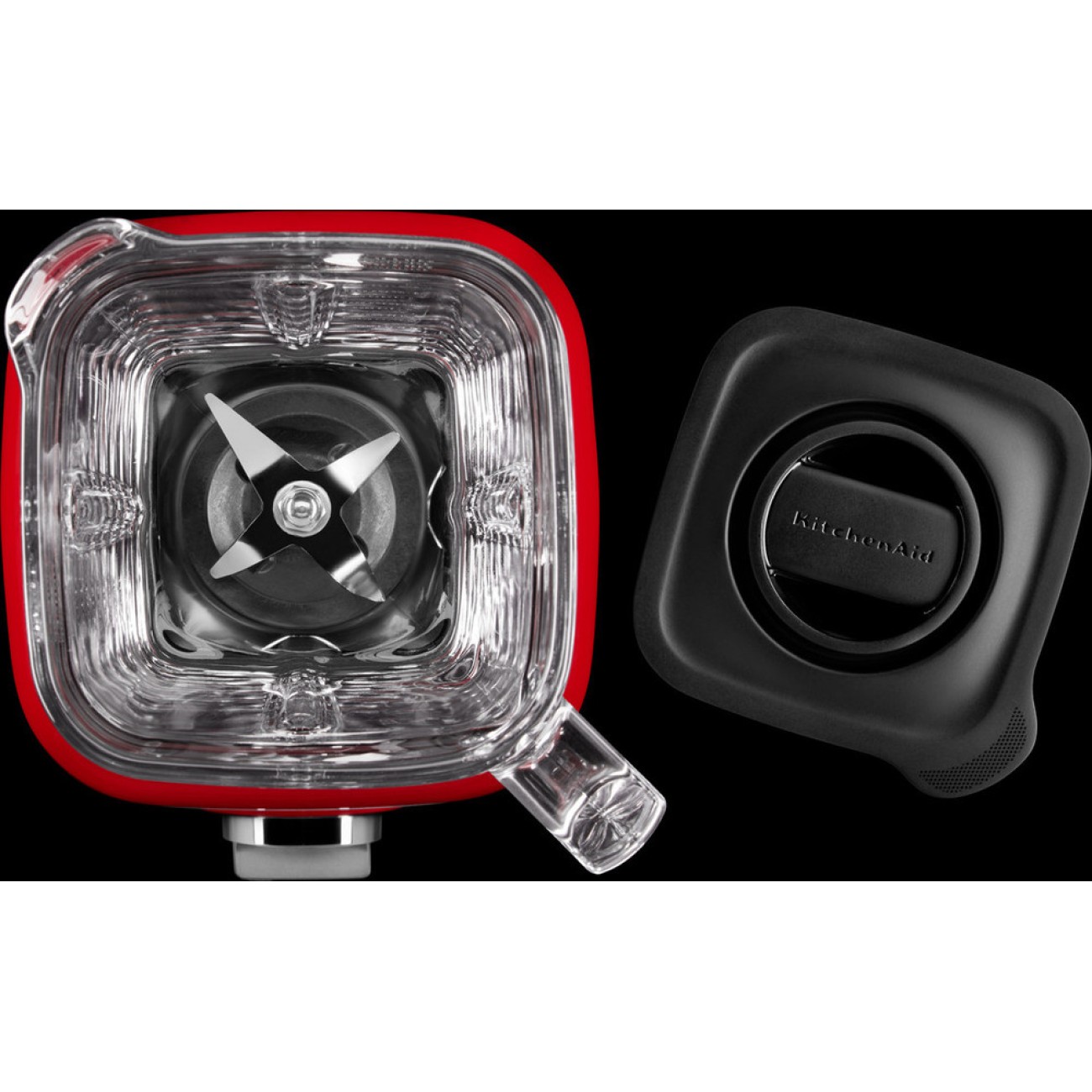 KitchenAid Μπλέντερ 1,4lt Candy Apple σειρά Artisan K400 Μπλέντερ