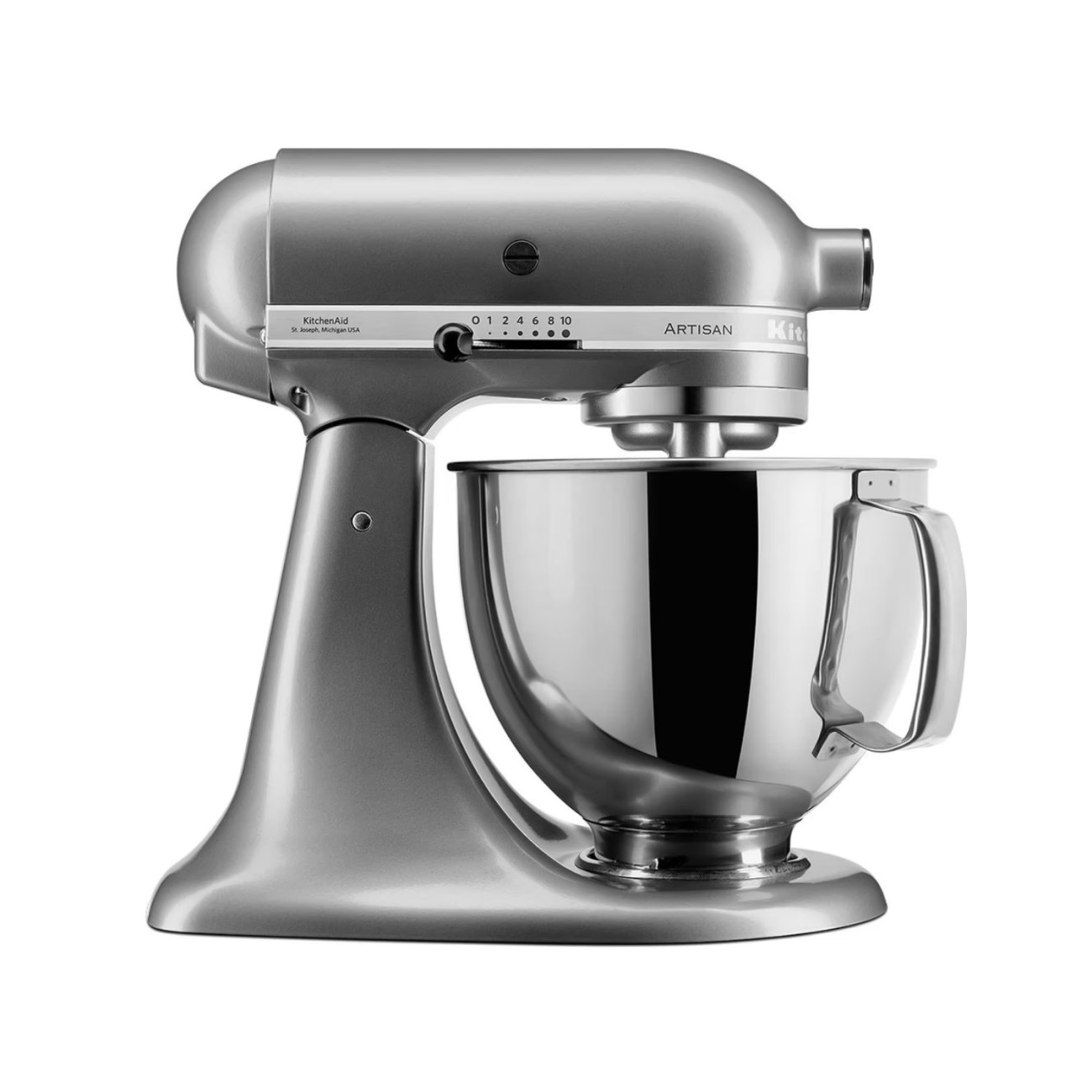 KitchenAid Μίξερ 4,8 λτ Contour Silver σειρά Artisan Μίξερ