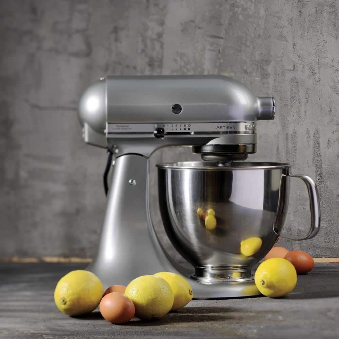 KitchenAid Μίξερ 4,8 λτ Contour Silver σειρά Artisan Μίξερ