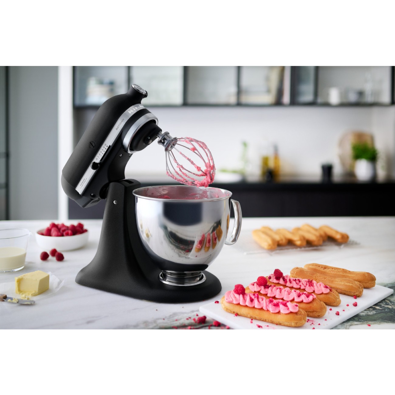 KitchenAid Μίξερ 4,8 lt Onyx Black σειρά Artisan Μίξερ & Κουζινομηχανές