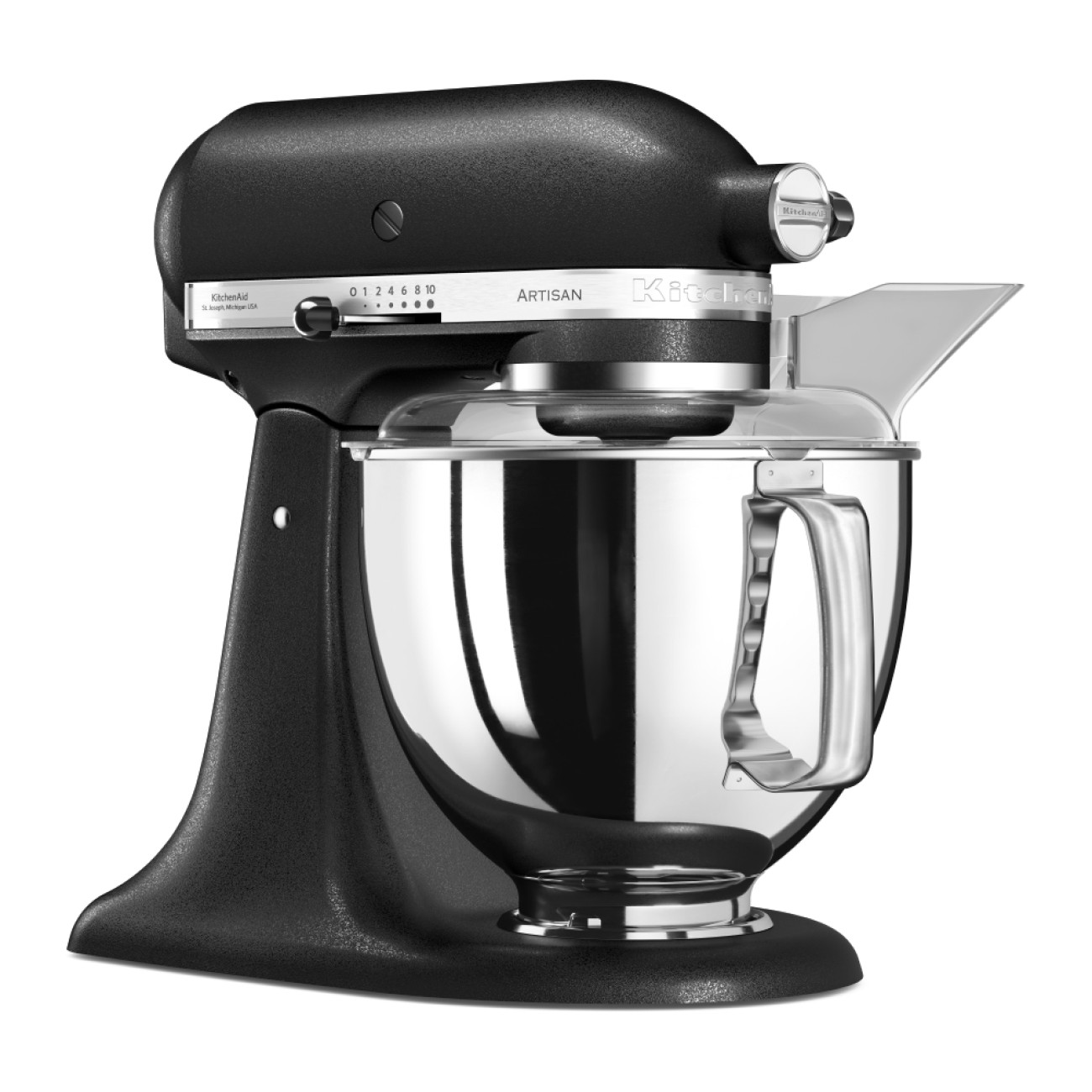 KitchenAid Μίξερ 4,8 lt Onyx Black σειρά Artisan Μίξερ & Κουζινομηχανές