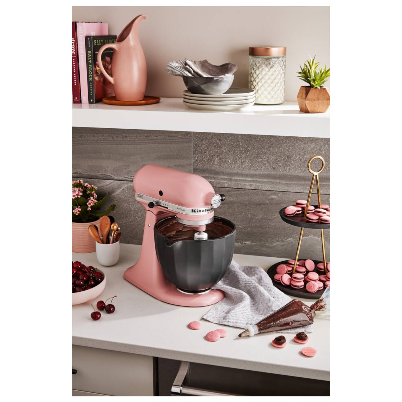 KitchenAid Μπολ κεραμικό 4,7lt - Black Shell Εξαρτήματα & Μπολ Μίξερ