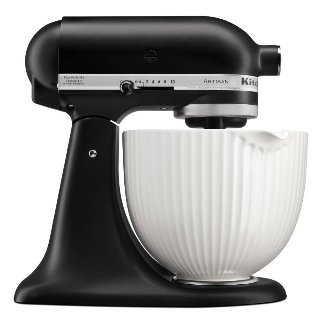 KitchenAid Μπολ κεραμικό 4,7 λτ. White Classic Column Εξαρτήματα & Μπολ Μίξερ