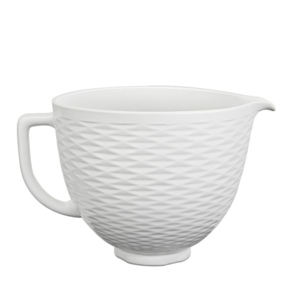 KitchenAid Μπολ κεραμικό 4,7 λτ. - 3D White