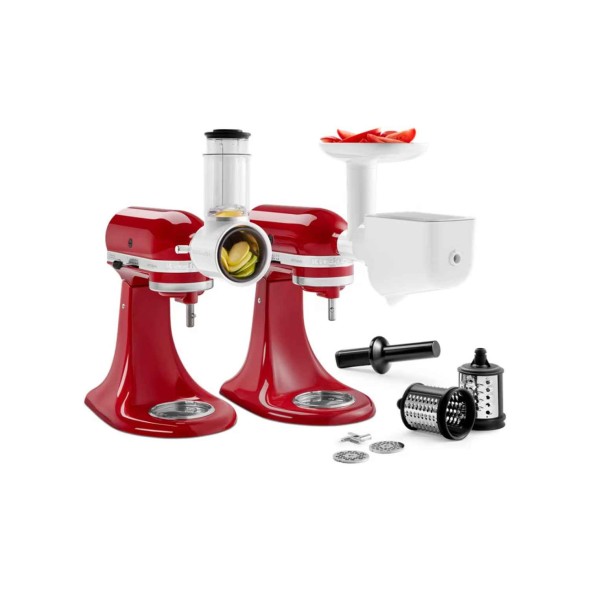KitchenAid Σετ εξαρτημάτων μίξερ 3 τεμ - Κρεατομηχανή/Κόφτης-τρίφτης λαχανικών/Αποχυμωτής φρούτων-λαχανικών KitchenAid Σετ εξαρτημάτων μίξερ 3 τεμ - Κρεατομηχανή/Κόφτης-τρίφτης λαχανικών/Αποχυμωτής φρούτων-λαχανικών