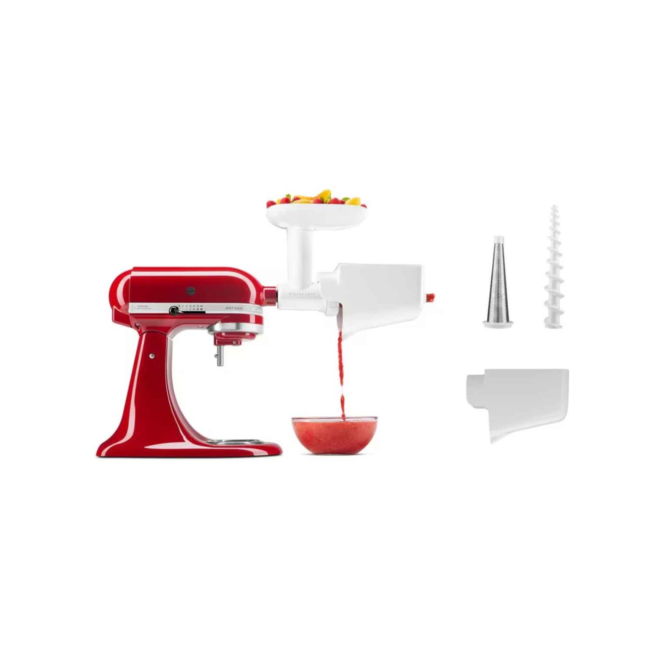 KitchenAid Σετ εξαρτημάτων μίξερ 3 τεμ - Κρεατομηχανή/Κόφτης-τρίφτης λαχανικών/Αποχυμωτής φρούτων-λαχανικών Εξαρτήματα & Μπολ Μίξερ